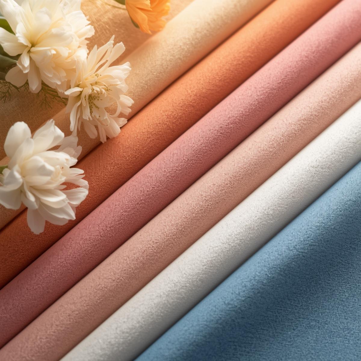 Soft cotton throws in earthy tones