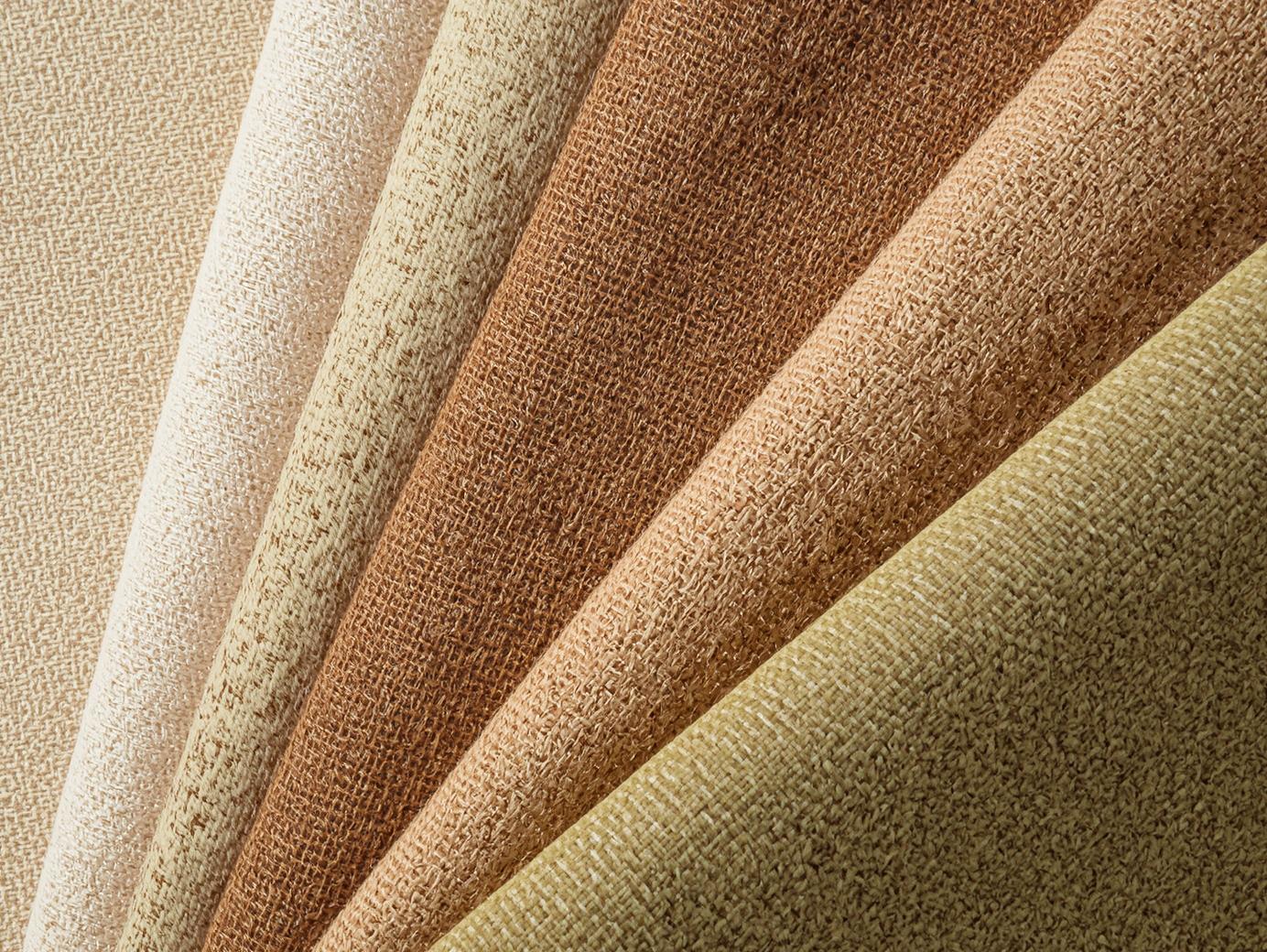 Premium Fabric Collection Collection of Zysolsoya fabric swatches in natural tones